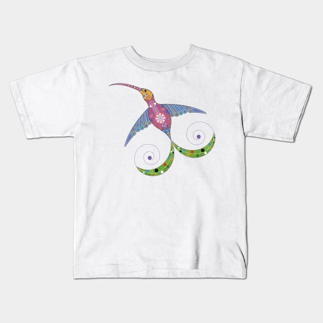 Colibri Chiva Color Kids T-Shirt by Raphoto1